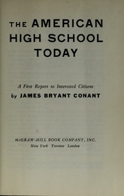 The American High School Today