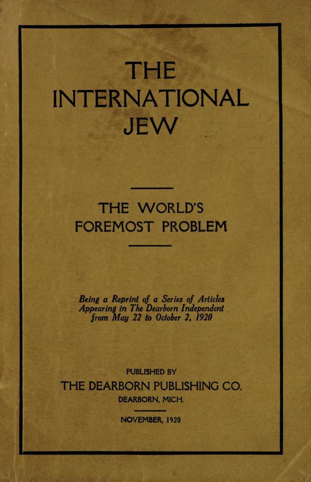 The International Jew