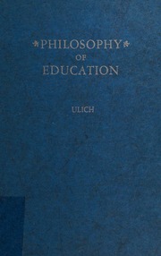 Philosophy of Education, Ulich