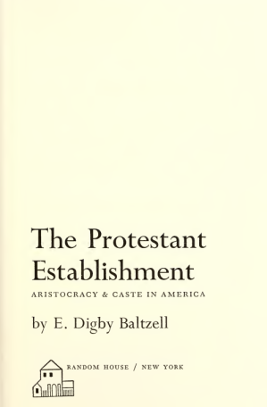 The Protestant Establishment